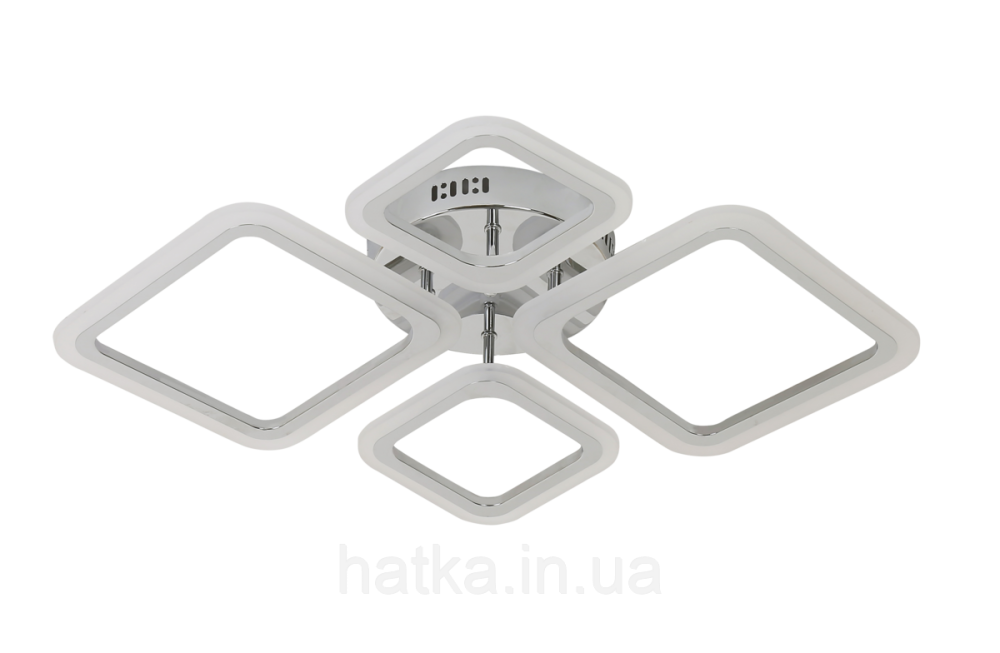 Люстра потолочная светодиодная VALESO Сталь/Акрил Белый 100W 2055/2+2 Киев - изображение 4