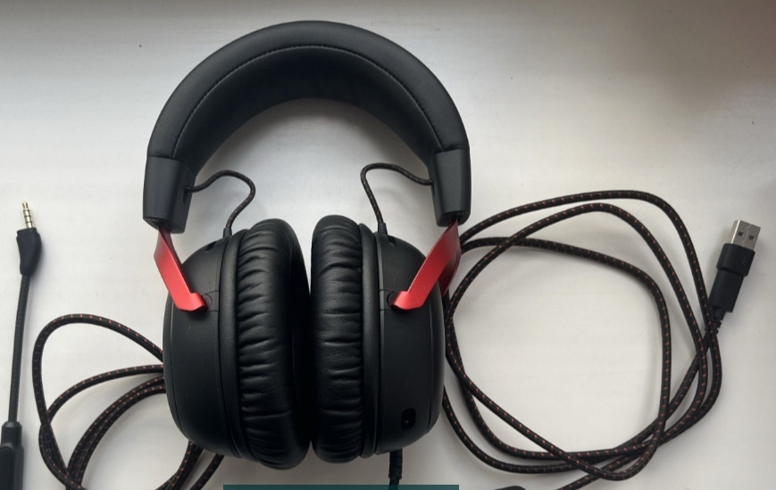 Гарнітура дротова ігрова HyperX Cloud III Black-Red Киев - изображение 1