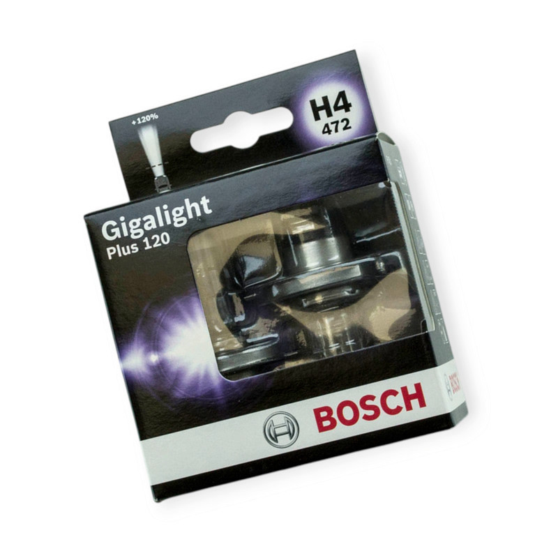 Автолампа 12V 60, 55 (43) Gigalight 120% (2шт) H4 Мукачево - фото 1