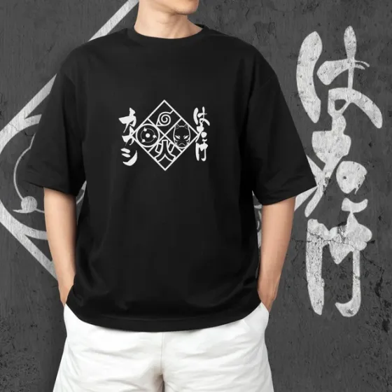 Футболка мужская с принтом Наруто Символи Размер 48 Anime0282 Днепр