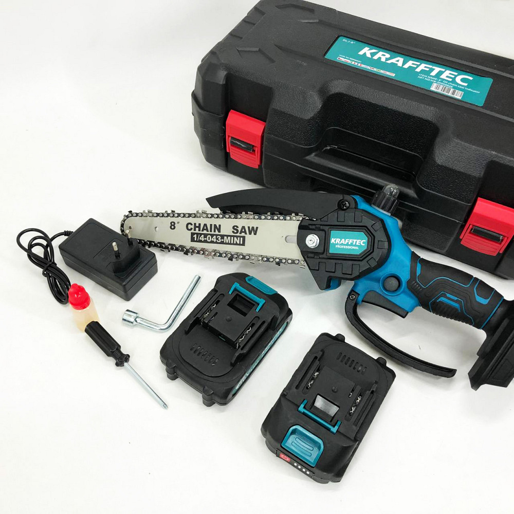 Цепные электропилы по дереву Krafftec, АКБ пила ножевка для сада, Хорошая аккумуляторная пила BC-44 Львов - изображение 10