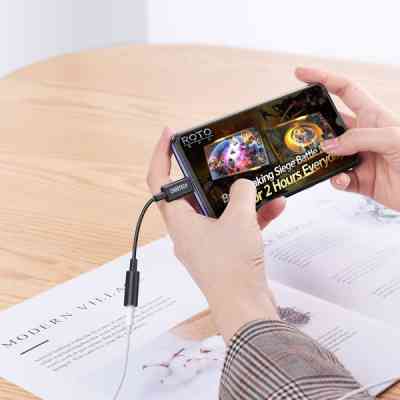 Перехідник USB-C to 3.5m stereo-audio (CDLA) Choetech (AUX003-BK) Вінниця