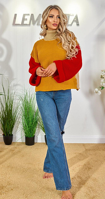 Светр грубого в'язання (42-48) Київ - фото 4