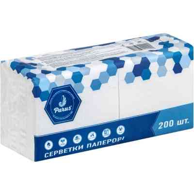 Салфетки столовые Parus 1 слой 200 шт. (4820205440021) Винница