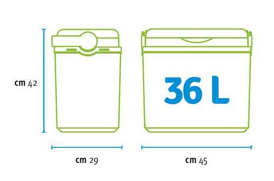 Изотермический контейнер Adriatic 36 л, бирюзовый Киев