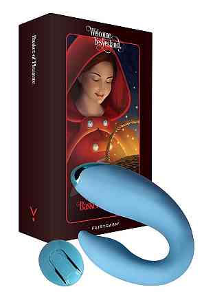 Вібратор для пар FairyGasm PleasureBerry blue, зарядний кейс, пульт ДК Sex Aura Київ