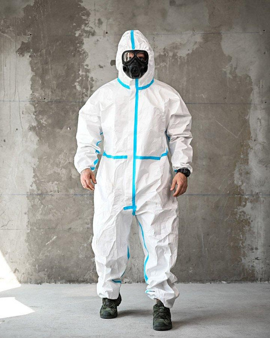 Комбінезон захисний від пилу, бруду, рідин, інфекцій, статичної електрики BeSafePro MASTER strong Одеса - фото 1