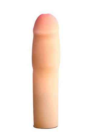 Насадка киберкожа PERFORMANCE 1.5INCH COCK XTENDER BEIGE Sex Aura Киев
