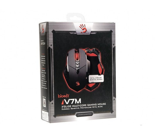 Миша A4Tech V7M Bloody Black USB V-Track ( Чорний ) Харьков - изображение 4