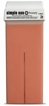 Віск касетний для депіляції Simple Use Beauty, виробництво Греція Персик Київ