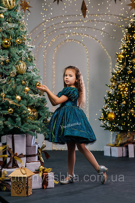 Зелене пишне плаття з переливом Кривий Ріг - фото 6