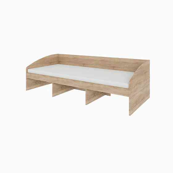 Ліжко односпальне з ящиками Еверест Комфорт 3 193х84х59 см Дуб сонома (DTM-5727) Львів