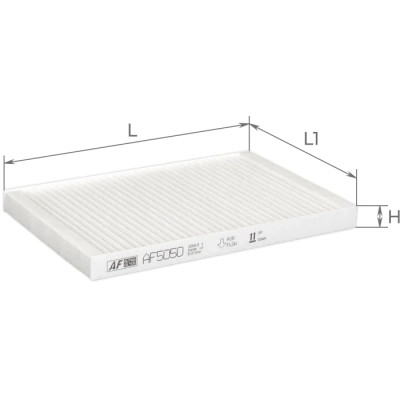 Фильтр салона ALPHA FILTER AF5050 Вінниця - фото 1