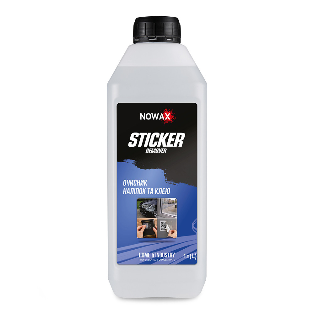 Очиститель наклеек и клея Nowax Sticker Remover, 1л Львов - изображение 1