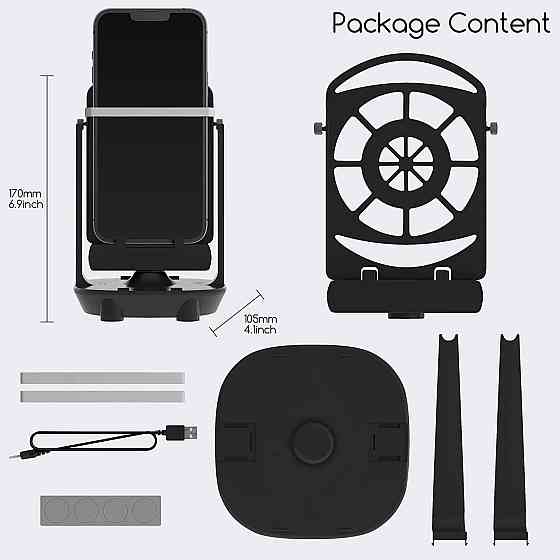 Счетчик шагов Steps Counter Совместим с телефоном Черный USB бесшумный автоматический рокер для смартфонов и Киев