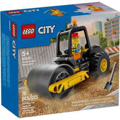 Конструктор LEGO City Будівельний паровий каток 78 деталей (60401) Вінниця