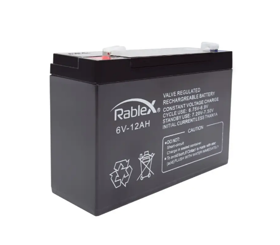 Аккумуляторная батарея Rablex 6V 12Ah (RB6012), свинцово-кислотная (SLA) Днепр
