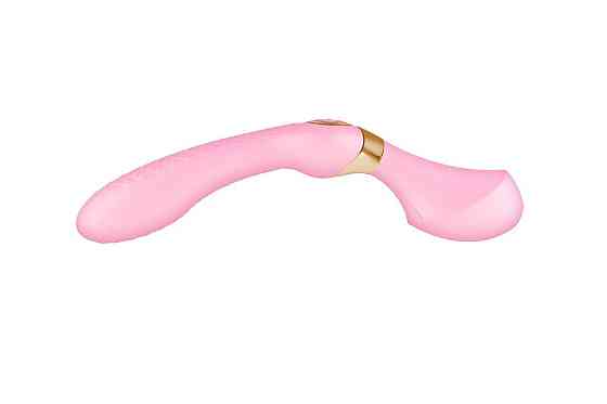 Вибромассажер Shunga Zoa Light Pink, двусторонний Sex Aura Киев
