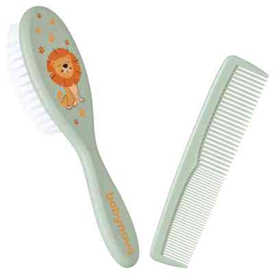 Набір для догляду за дитиною Baby-Nova гребінець і щіточка 0+ міс. зелені (3965306) Вінниця