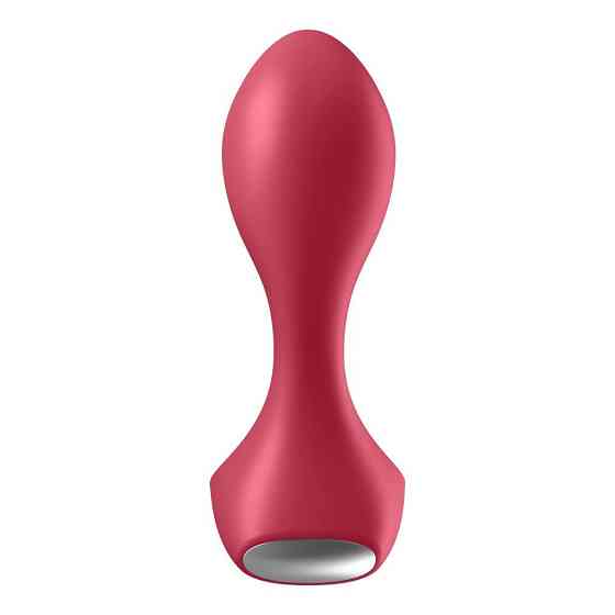 Анатомическая анальная пробка с вибрацией Satisfyer Backdoor Lover красная Sex Aura Киев