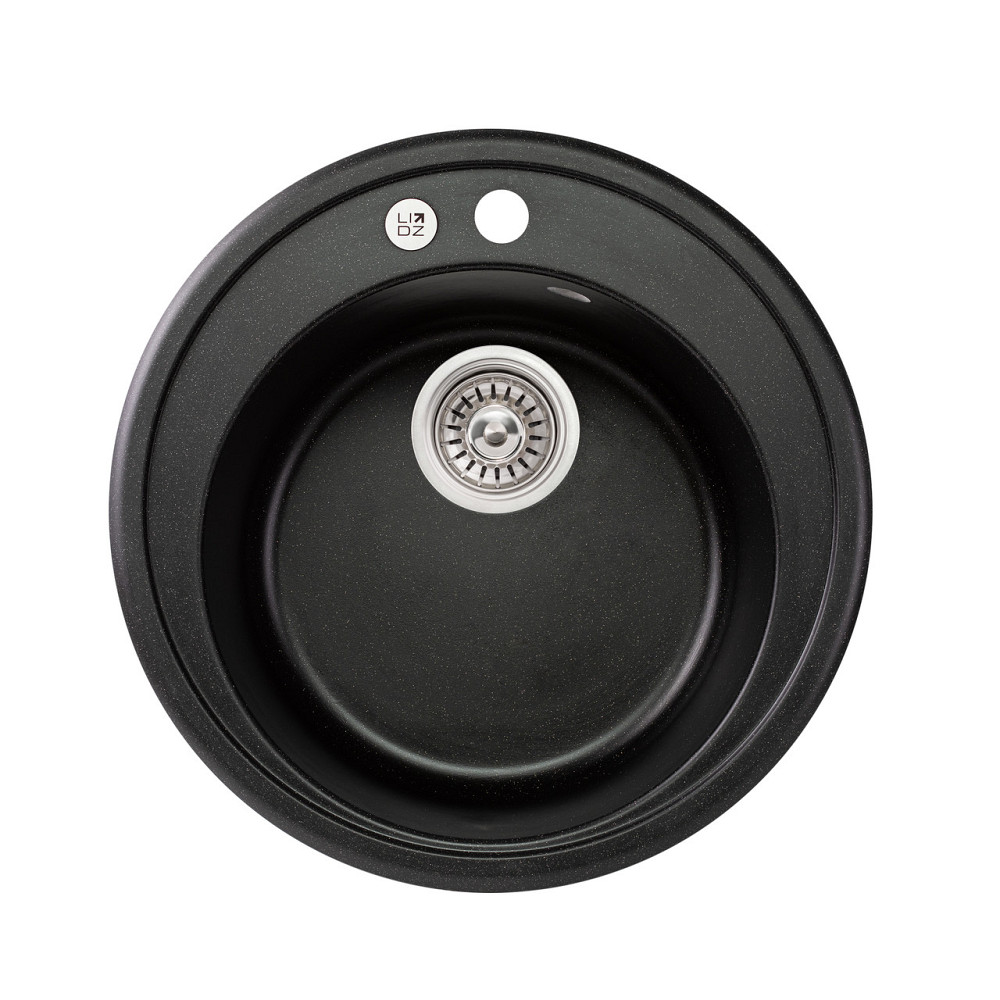 Кухонна мийка Lidz D510/200 BLM-14 (LIDZBLM14D510200) Київ - фото 1