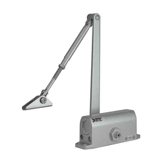 Дверний доводчик Dortec DT-62H Silver з фіксацією дверей у відчиненому положенні (63-00012) Київ