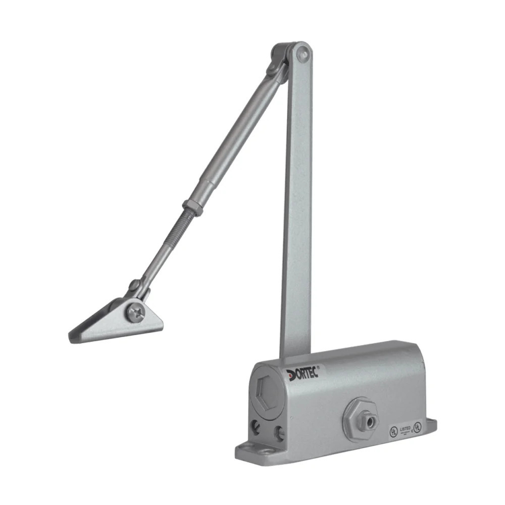 Дверний доводчик Dortec DT-62H Silver з фіксацією дверей у відчиненому положенні (63-00012) Київ - фото 2