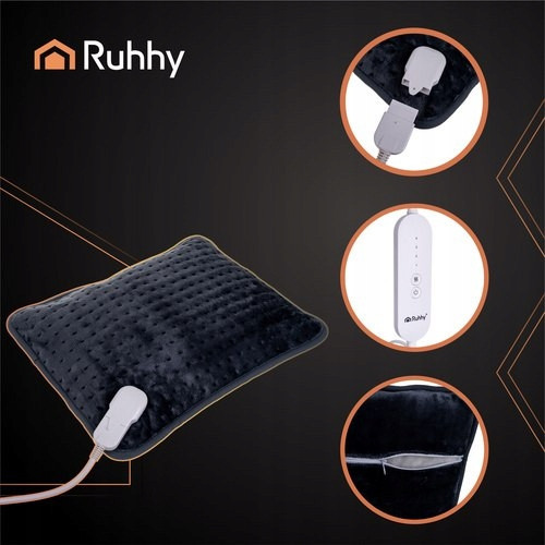 Электрическая подушка грелка 40х30 см 4 уровня температуры Ruhhy (26220) 50 Вт Нововолынск - изображение 2