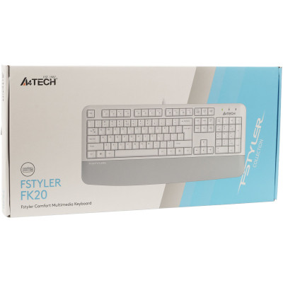 Клавиатура A4Tech FK20 USB UA White (4711421003216) Винница - изображение 4