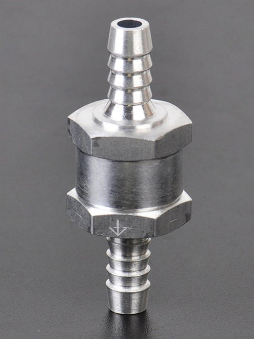 Алюмінієвий зворотний клапан для бензинового насоса 6 мм Київ - фото 1