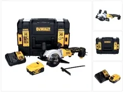 Электрическая пилка Akumulatorowa pilarka tarczowa DeWalt DCS 571 P1 18 V 115 mm bezszczotkowa + 1x akumulator 5,0 Ah + ładowarka Киев - изображение 1