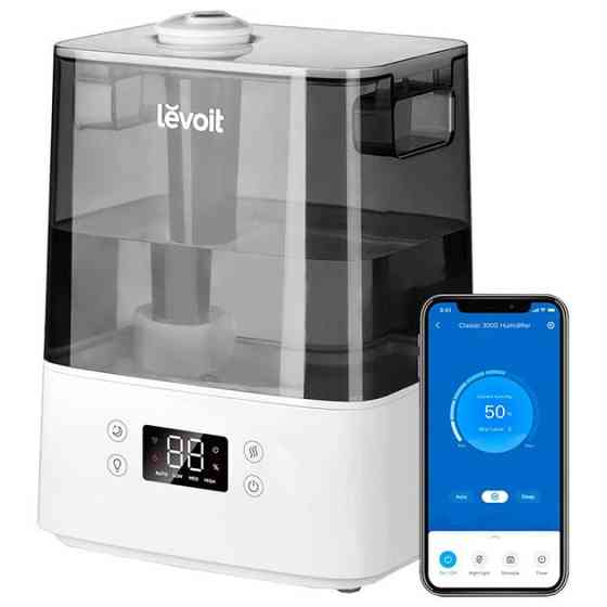 Зволожувач повітря Levoit Smart Ultrasonic Humidifier Classic 300S White (HEAPHULVSEU0034) ( 18458 ) Харьков
