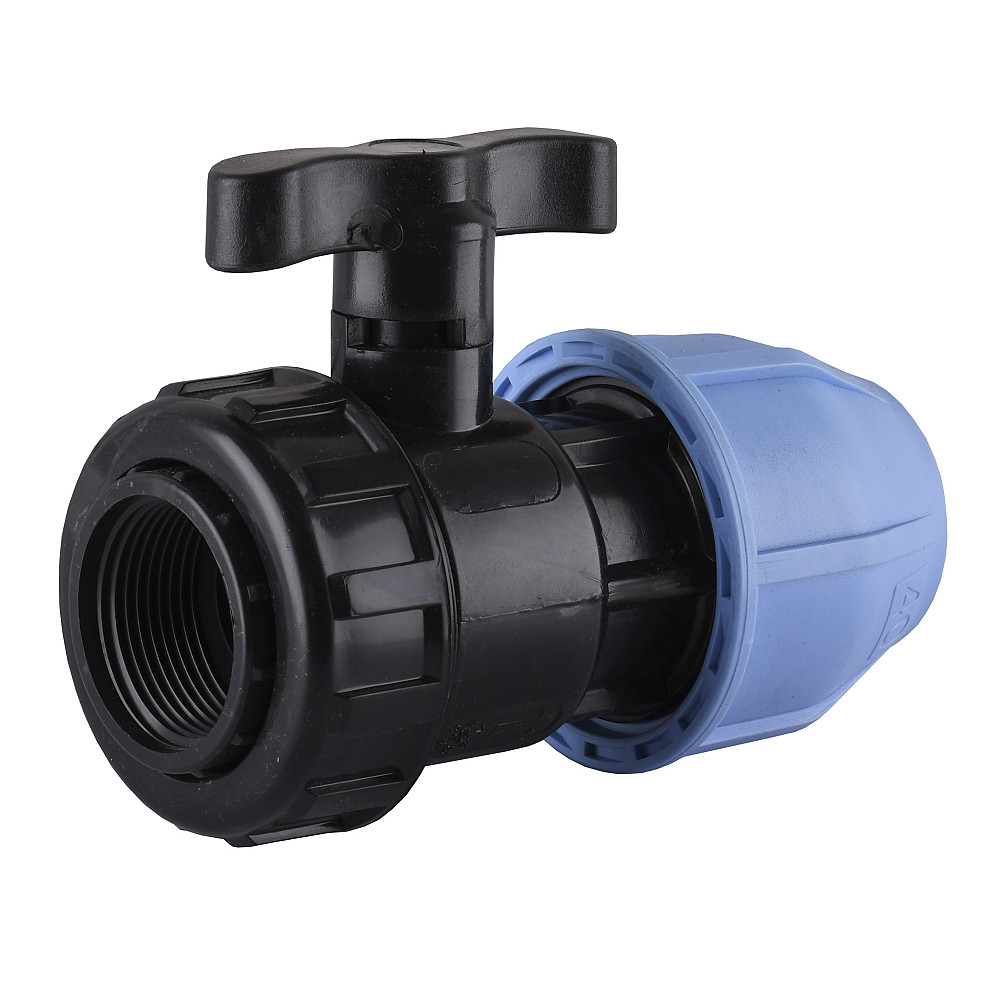 Кран кульовий ПНД Vsplast 40*1 1/4 ''  ВР 6002 Тернополь - изображение 2