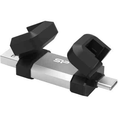 USB флеш накопитель Silicon Power USB 256G SILICON POWER usb3.2+TypeC Mobile C51 (SP256GBUC3C51V1S) Винница