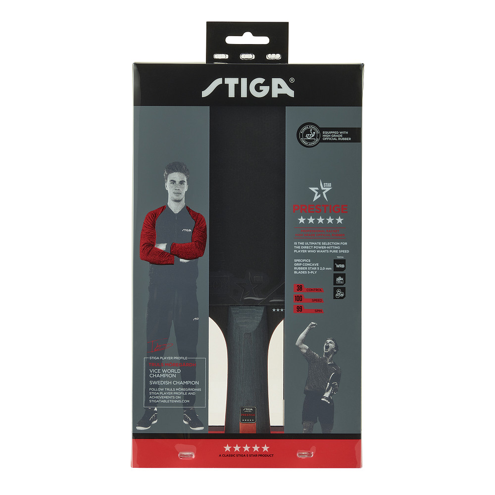 Ракетка для настільного тенісу Stiga Prestige 5 Star FL (1215-3118-01) Київ - фото 5