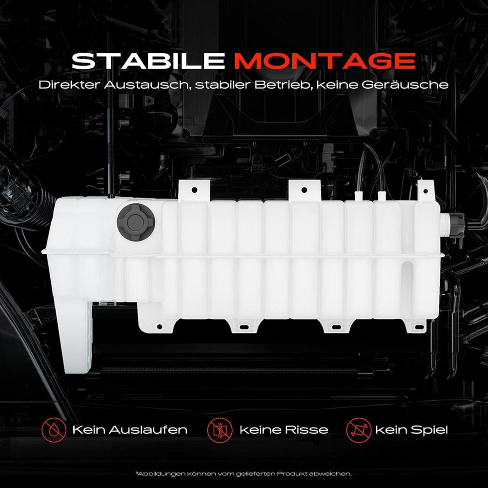 Бачок розширювальний Frankberg 1358583080 чорний з кришкою для Boxer/Ducato/Jumper 2.0L-3.0L 2006-2021, бачок охолоджуючої рідини, Київ - фото 7