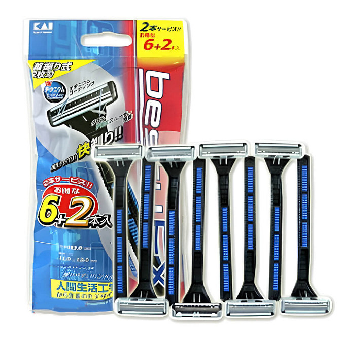 Одноразові бритви KAI BRAND 6+2 Kai razor Вінниця - фото 2