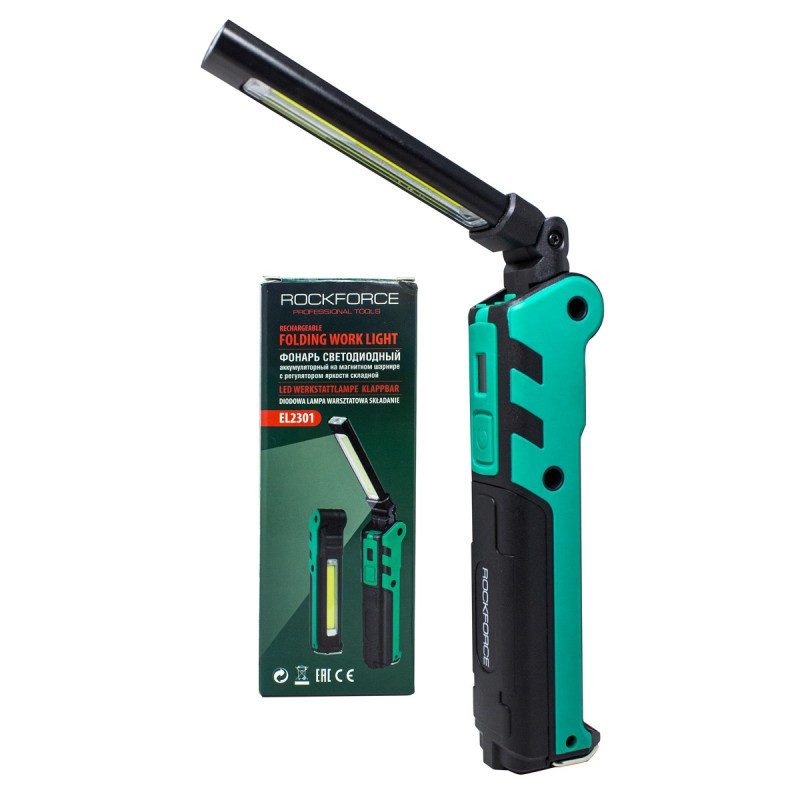 Ліхтар світлодіодний акумуляторний поворотний 270° з магнітом (150-360Lm; 2000mAh; час зарядки:4 години; час роботи:4 години) Одеса - фото 1