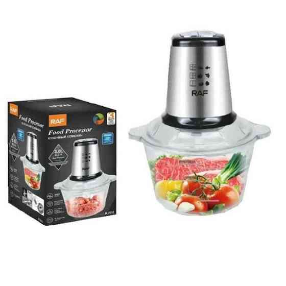 Универсальный кухонный измельчитель RAF R.7009B чоппер со стеклянной чашей 2л 800 Вт NF-92 Львов