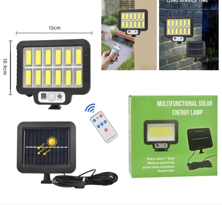 Прожектор светодиодный аккумуляторный с солн. панелью BL-T90-12COB Днепр - изображение 1