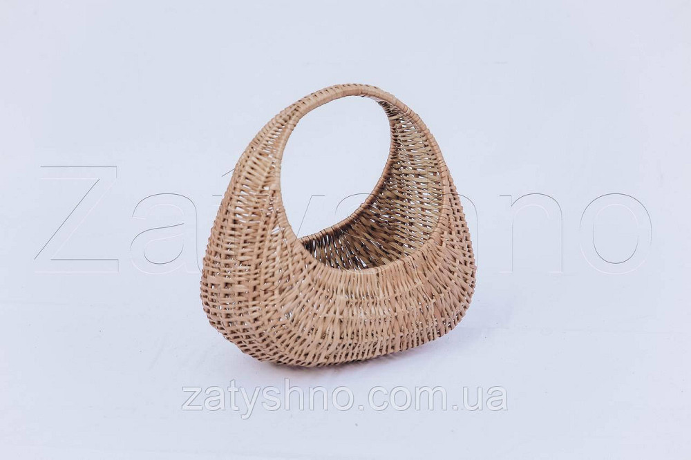 Плетеная корзина из лозы | декоративная корзина из лозы | корзини з лози Киев - изображение 1