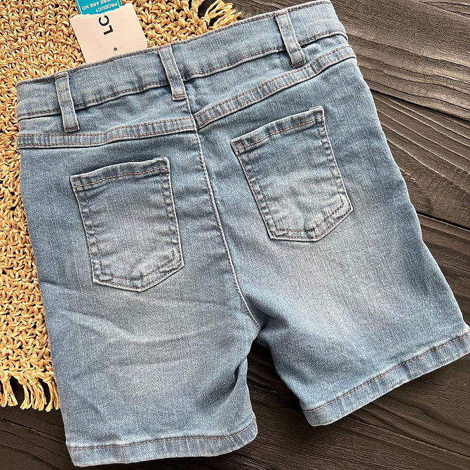 Дитячі Джинсові Шорти LC Waikiki Блакитні, 4-5 років 104-110см Київ - фото 2