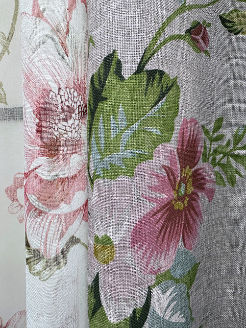 Комплект штор VR-Textil Льон Прованс 150х270 2шт і Тюль 500х270 2083ш-1867т Різнобарвний 71-204/4 Київ - фото 7