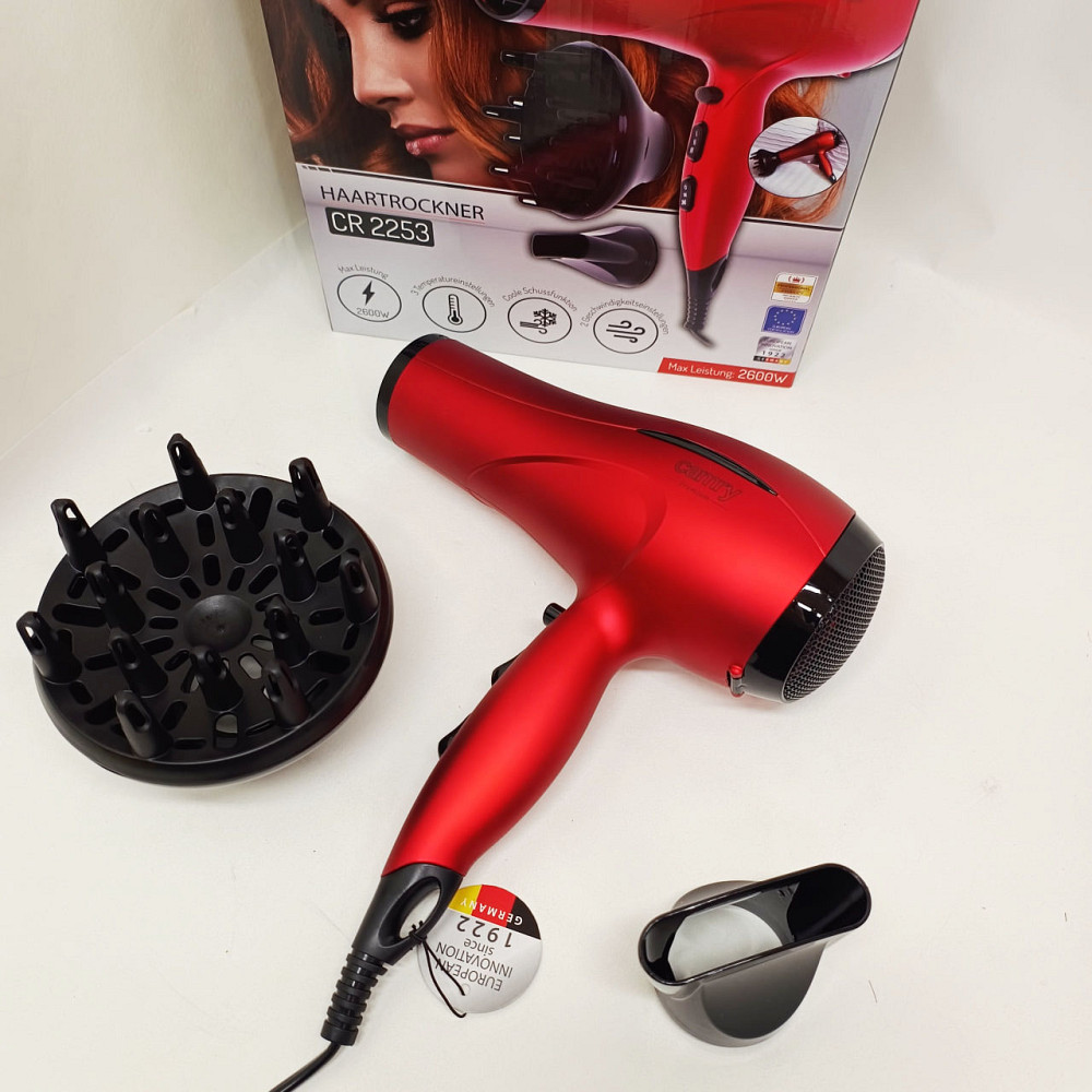 Фен с режимом регулировки температуры Camry, Фен без вреда для волос для разных типов волос MH-36 Львов - изображение 5