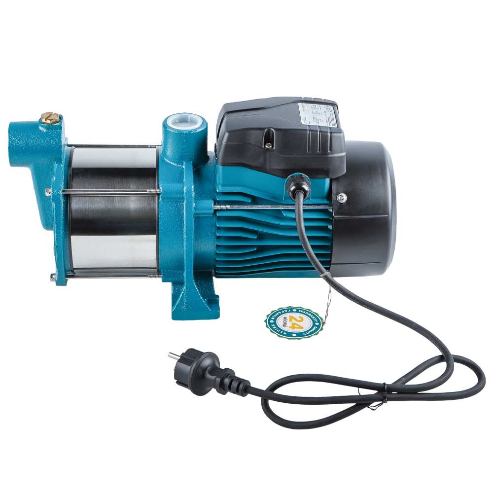 Насос центробежный многоступенчатый 0.75кВт Hmax 45м Qmax 100л/мин нерж LEO 3.0 4ACm100S (775415) Ровно - изображение 3