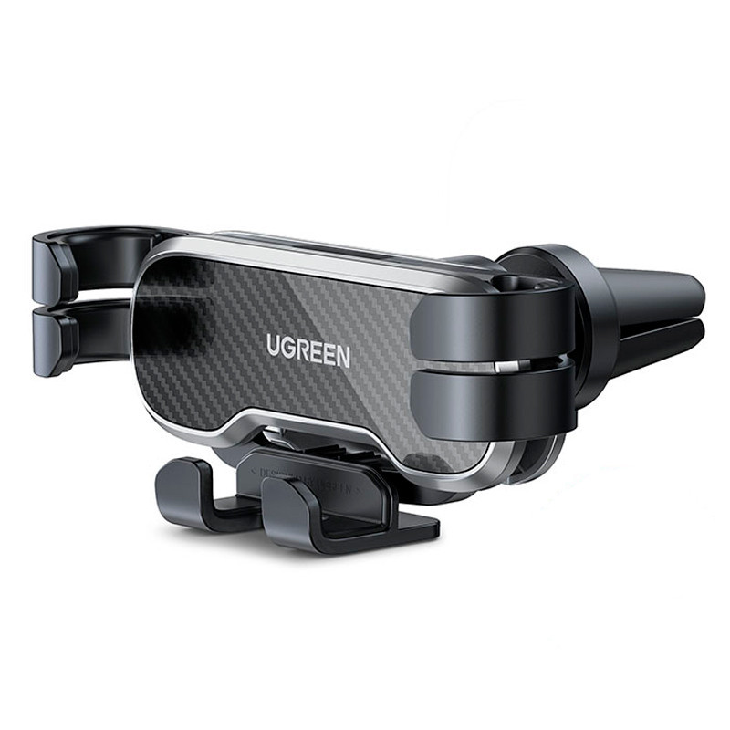 Автотримач для телефона UGREEN LP228 Gravity Drive Air Vent Car Mount Phone Holder Black Одеса - фото 3