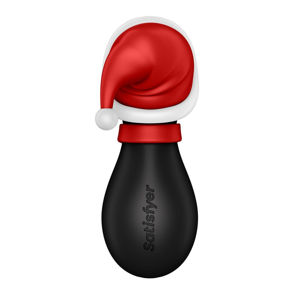 Вакуумний кліторальний стимулятор Satisfyer Penguin Holiday Edition, у шапочці та шарфі Sex Aura Київ - фото 4