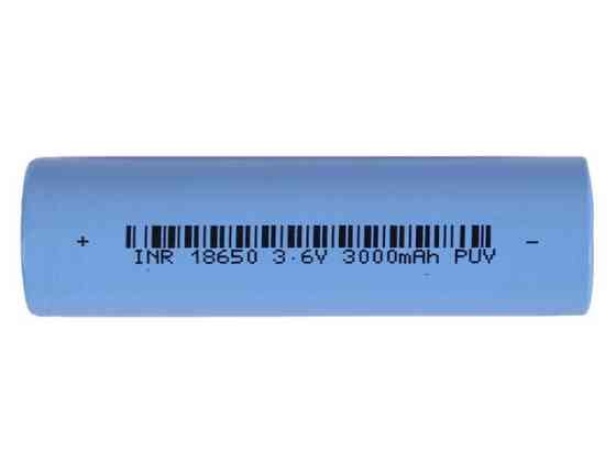 Аккумуляторная батарея 18650 (3000 mAh, 3.6 V, 3C) Мукачево