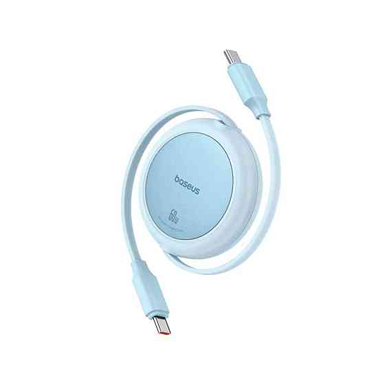 Кабель Baseus Free2Pull Mini Charging Cable USB-C to USB-C 60W 1m Galaxy Blue P10364500311-01 Одесса