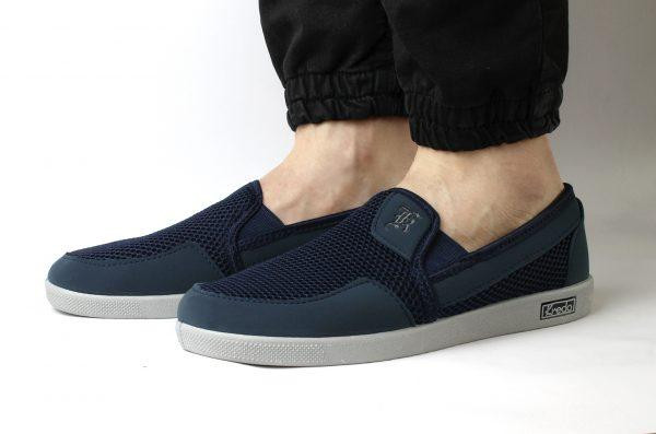 Мужские летние мокасины / слипоны синие 43 размер Киев - изображение 2